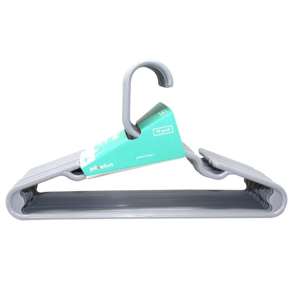 18pk Kids' Hangers Gray - Pillowfort™